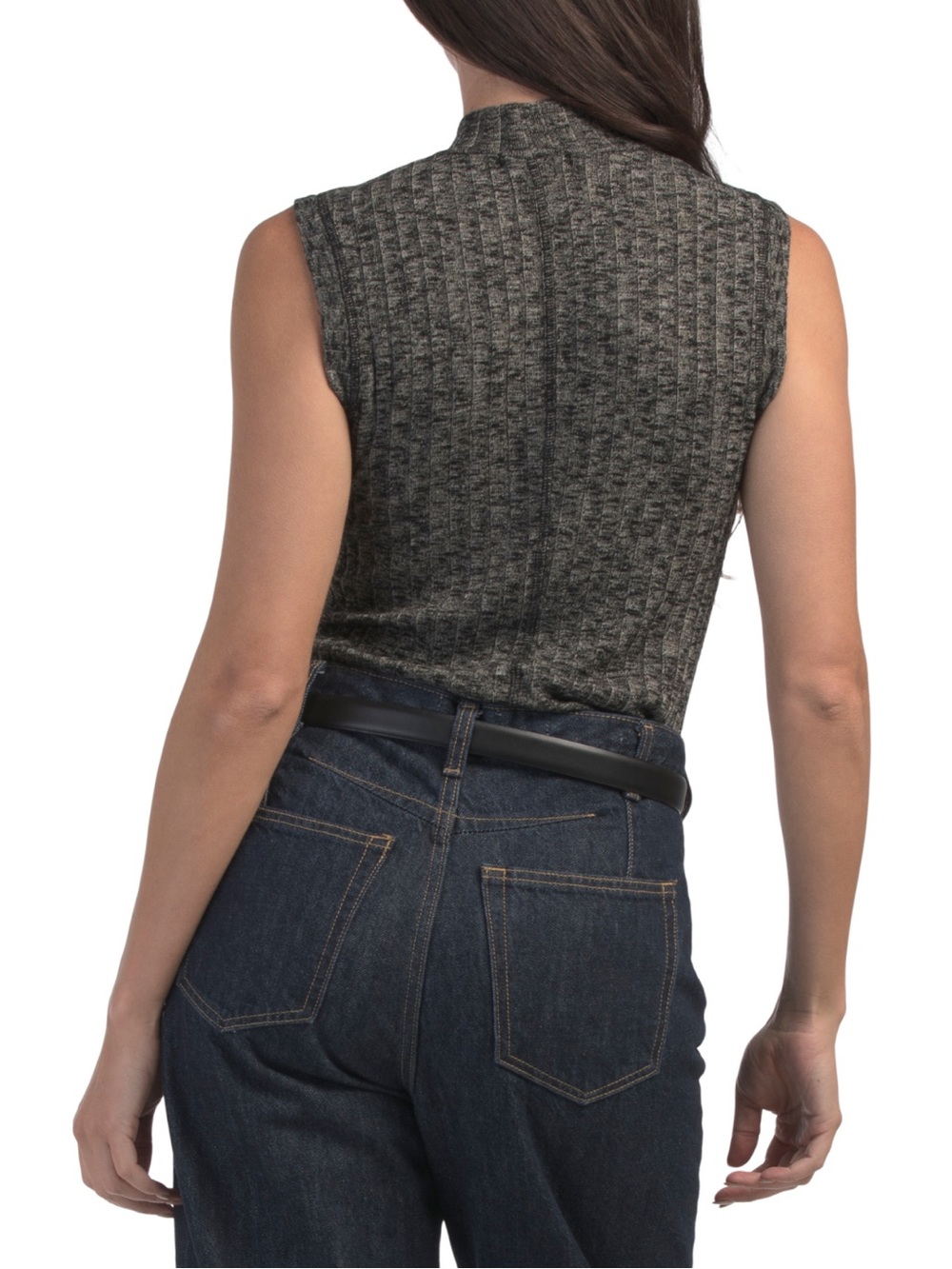 MICHAEL STARS Sleeveless Mock Neck Top - Picture 2 of 2